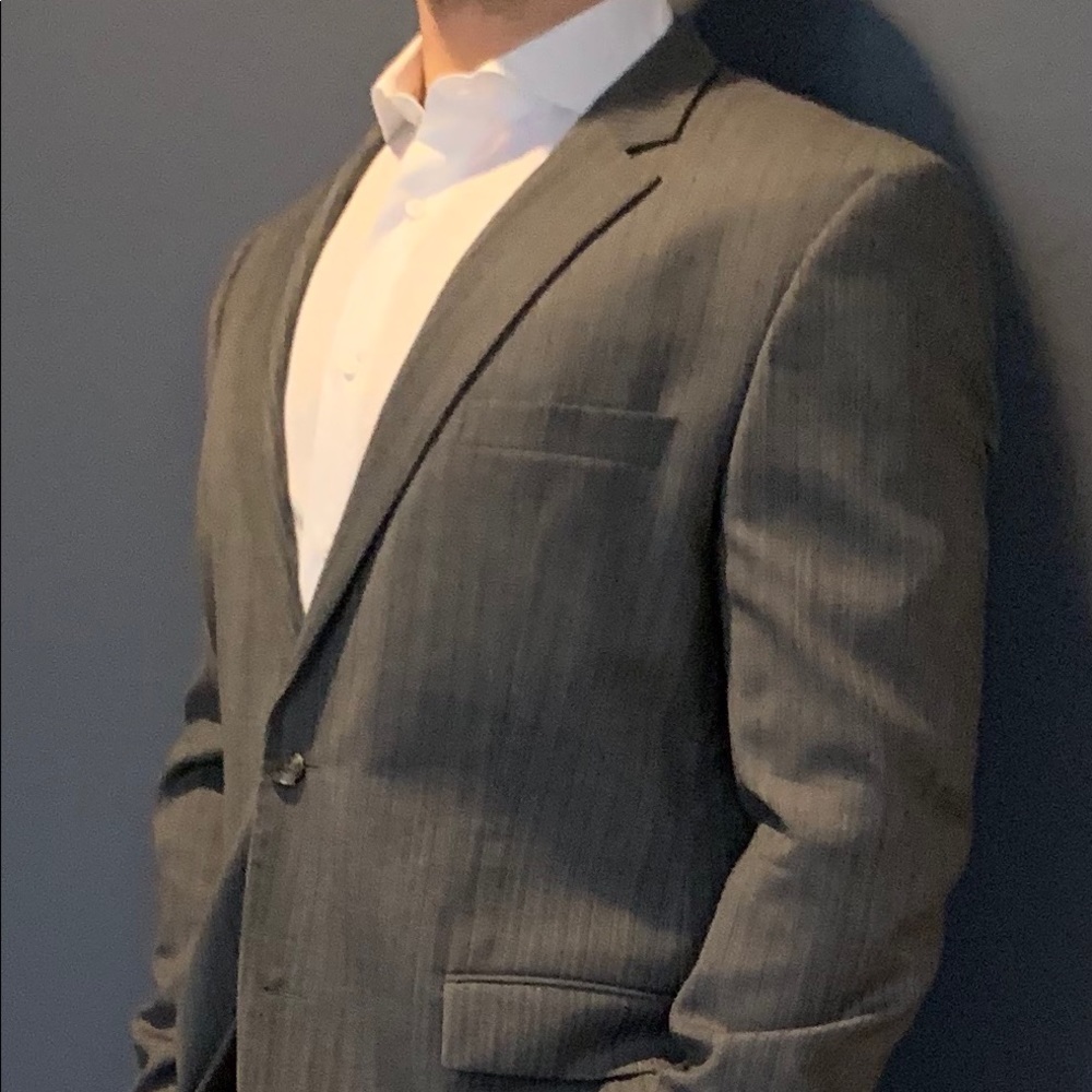 Grey Hugo Boss suit